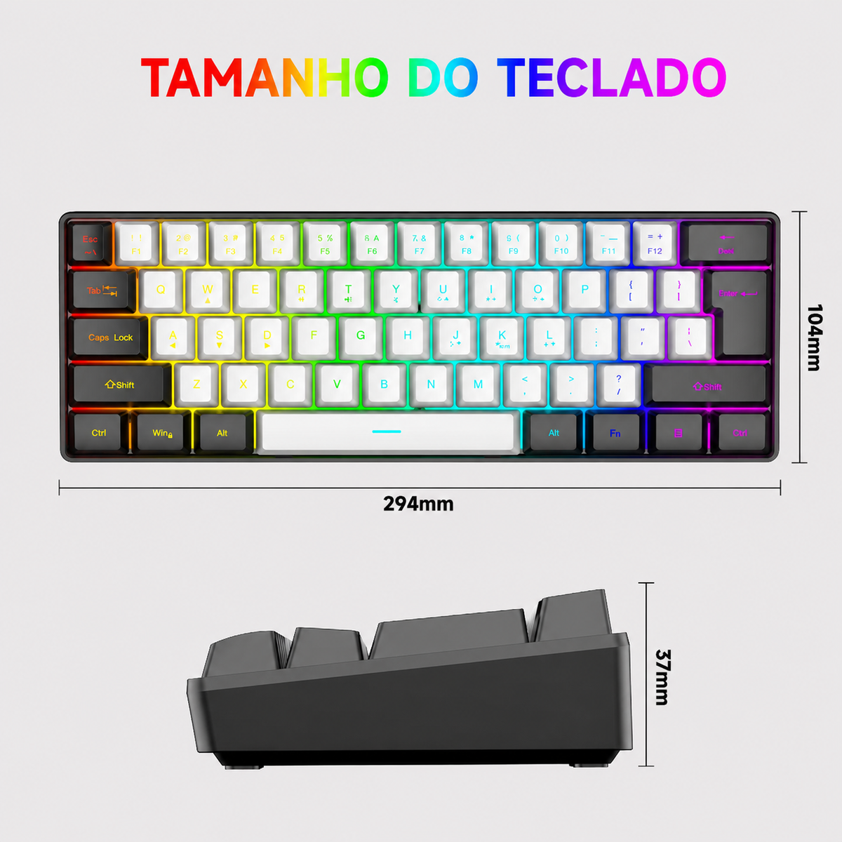 Teclado Mecânico Portátil