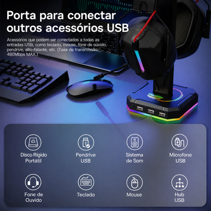 Suporte para Headset