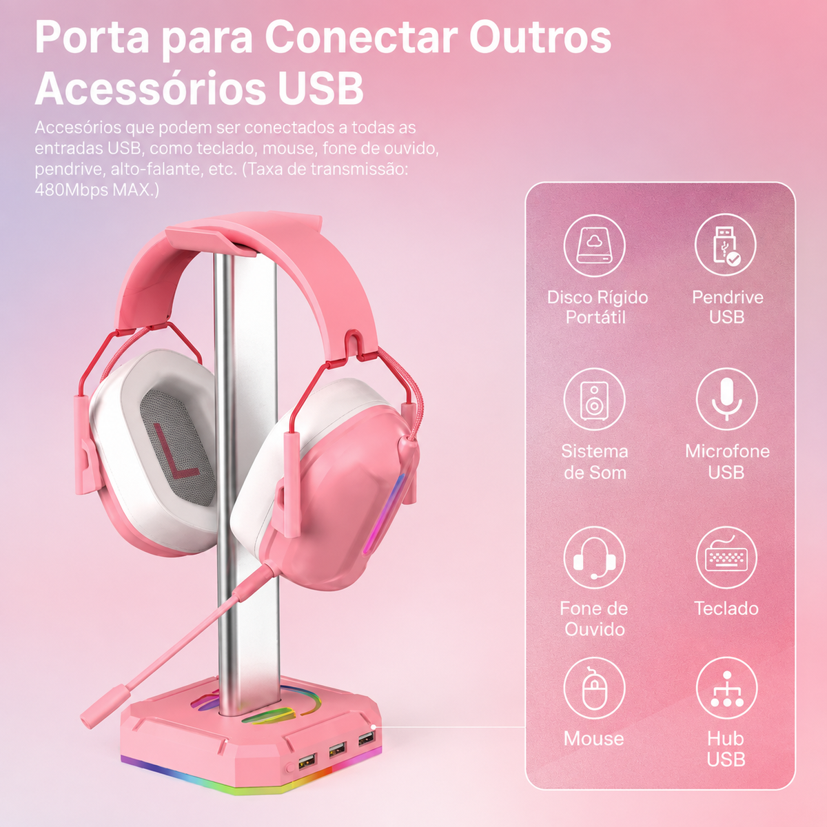 Suporte para Headset