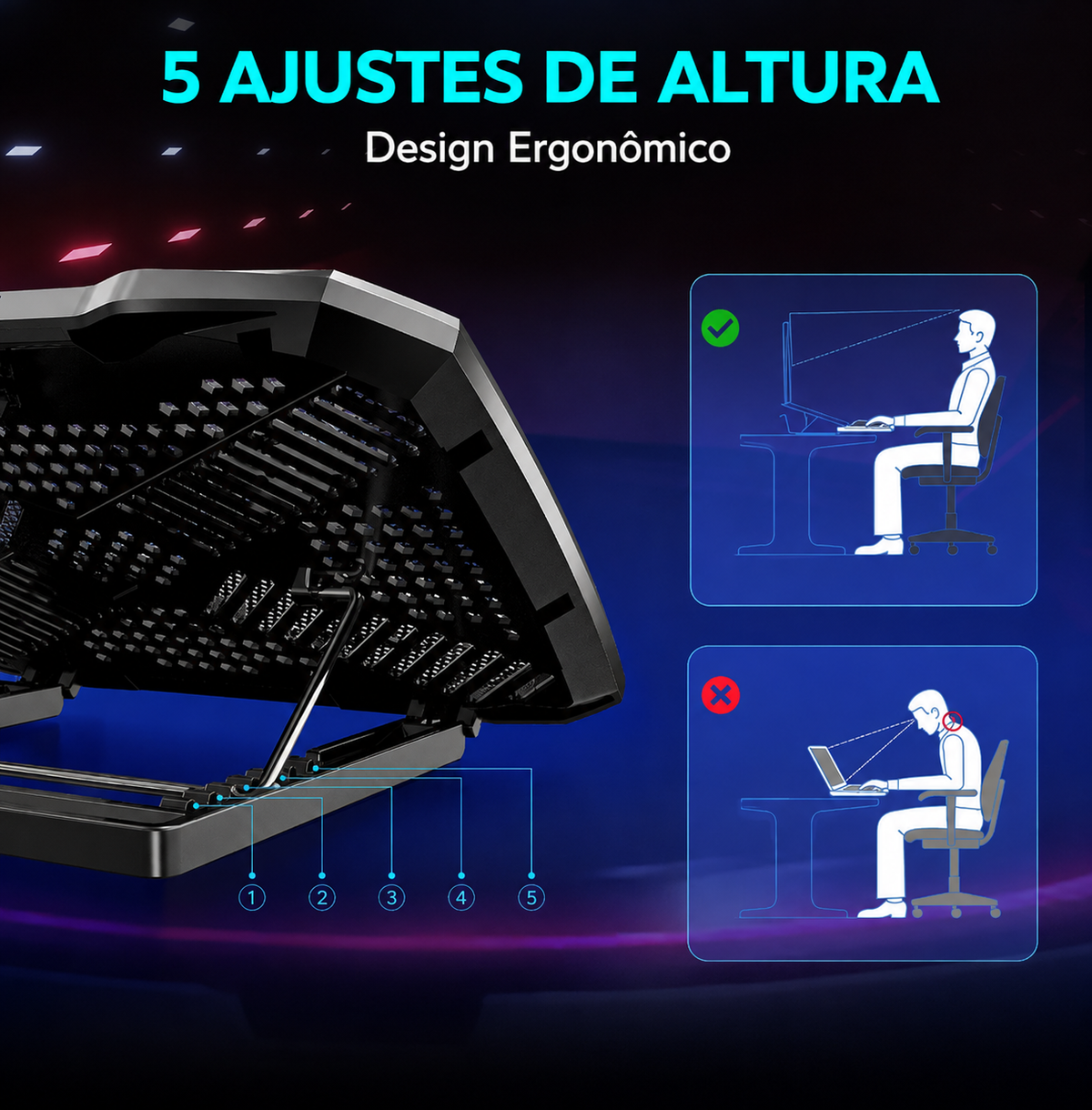 Base de Resfriamento para Notebook