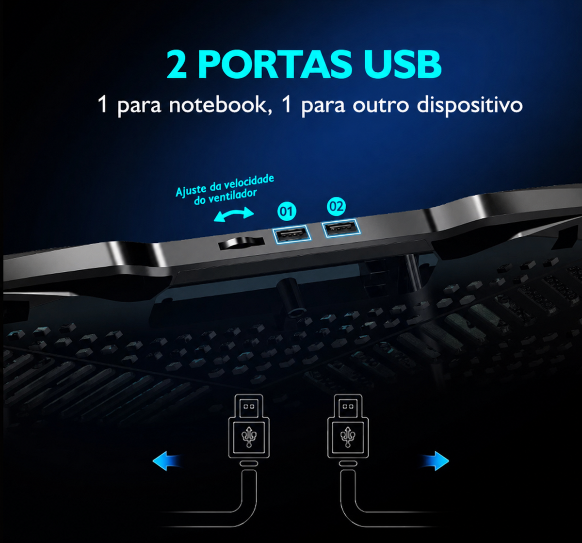 Base de Resfriamento para Notebook