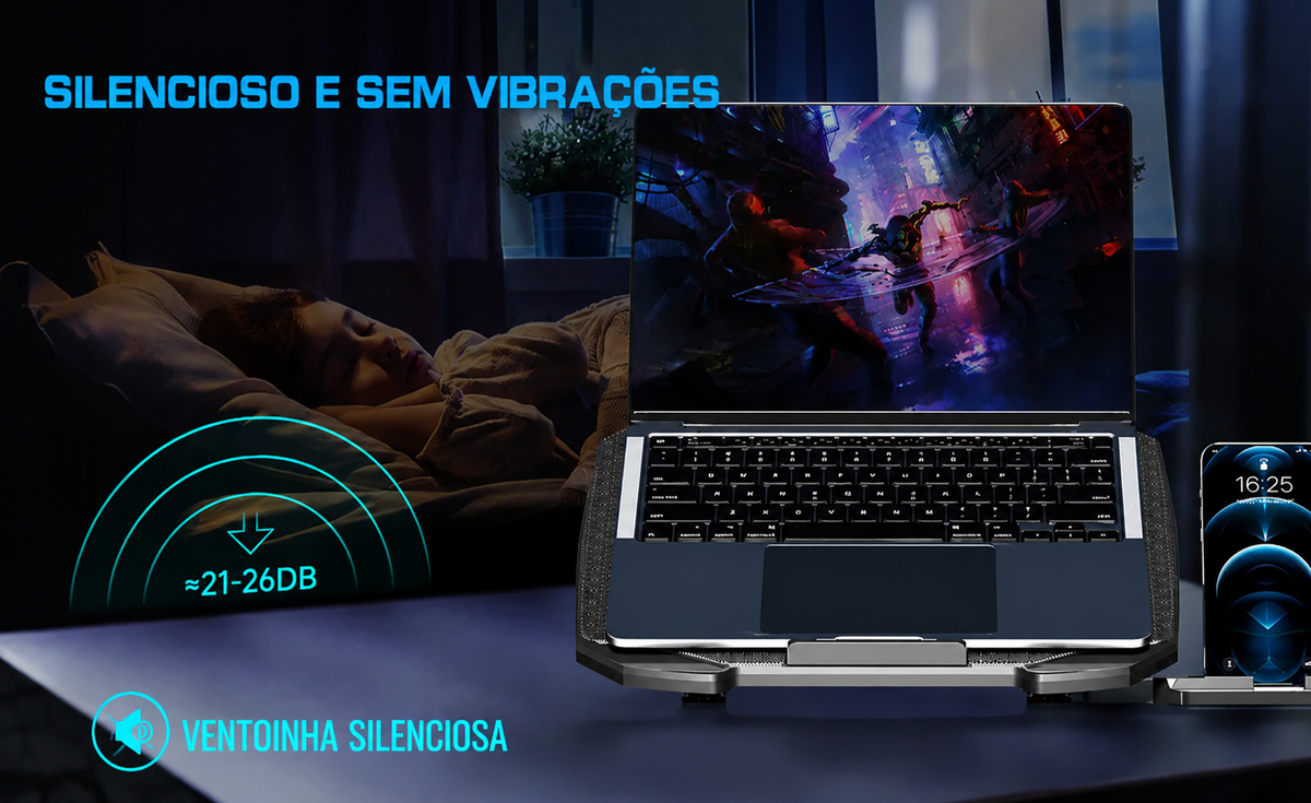 Base de Resfriamento para Notebook