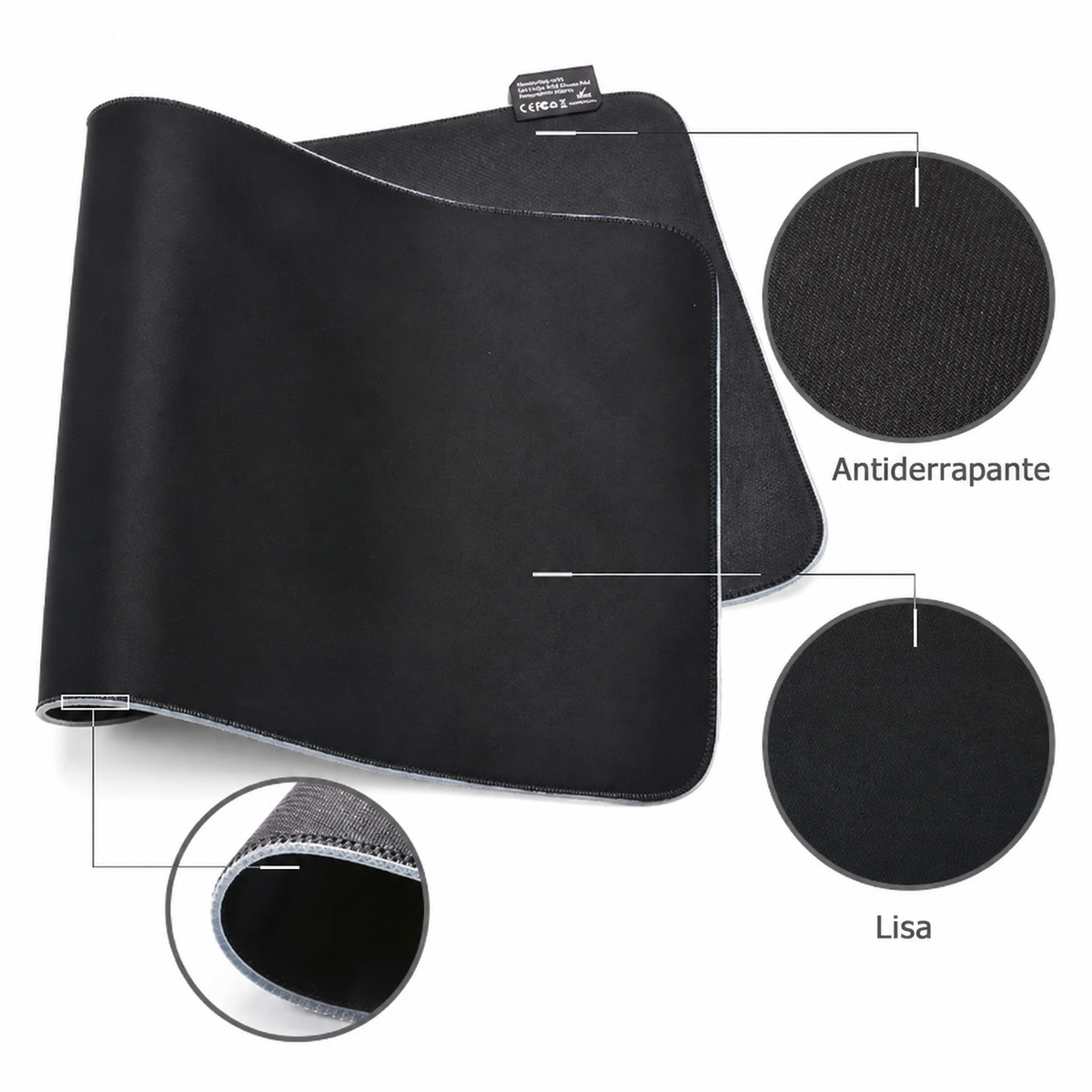Mousepad com Luz LED RGB