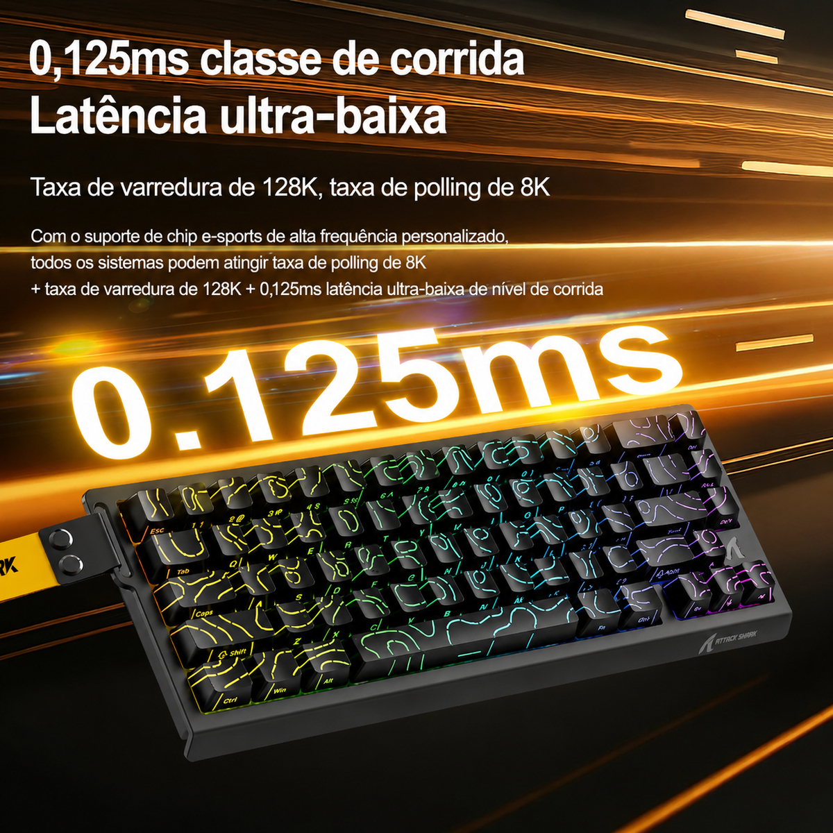 Teclado Gamer Attack Shark