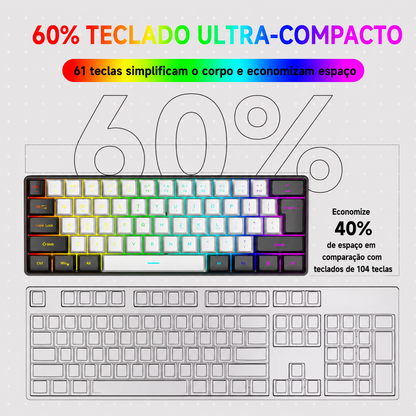 Teclado Mecânico Portátil