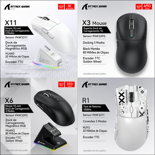 Mouse Gamer Sem Fio