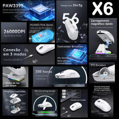 Mouse Gamer Sem Fio