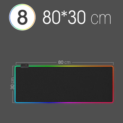 Mousepad com Luz LED RGB
