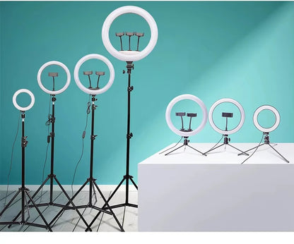 Ring Light Profissional 14 Polegadas com Suporte