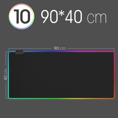 Mousepad com Luz LED RGB