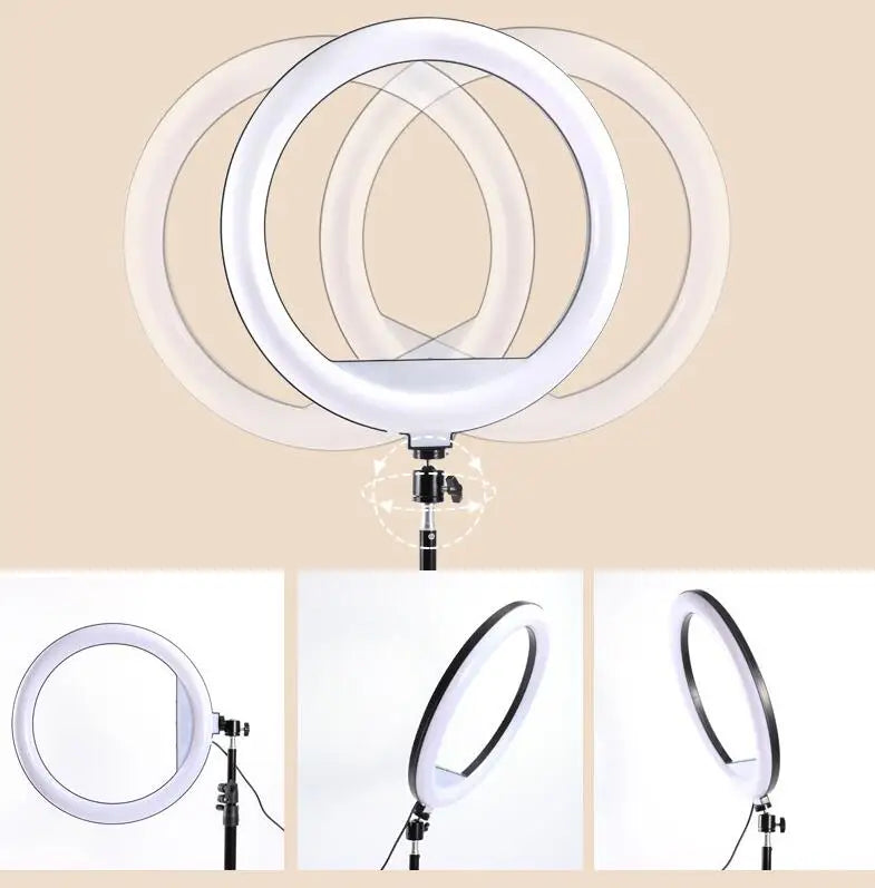 Ring Light Profissional 14 Polegadas com Suporte