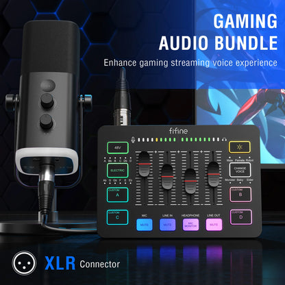 Kits FIFINE Gamer Áudio Set
