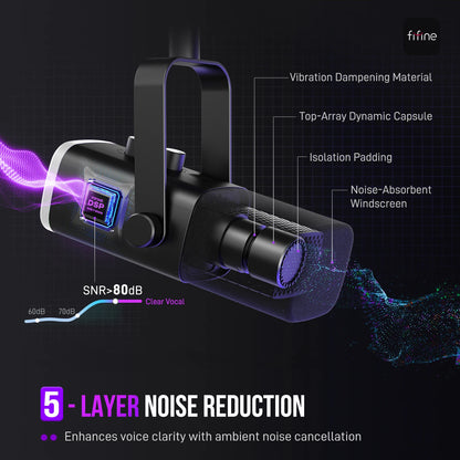 Microfone FIFINE USB/XLR