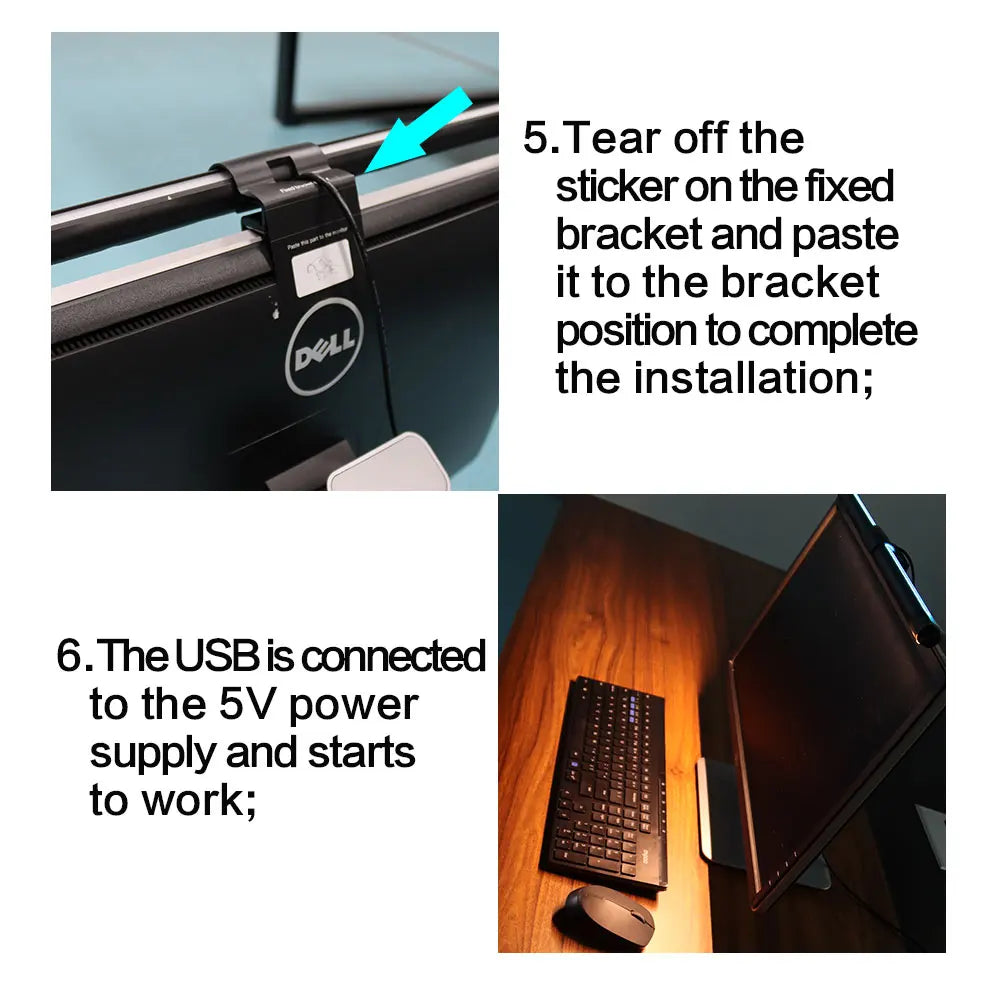 Barra de Luz LED RGB para Monitor