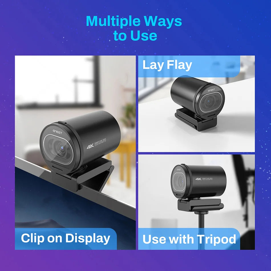 Webcam 4K Streaming  EMEET S600