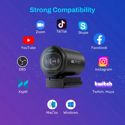 Webcam 4K Streaming  EMEET S600