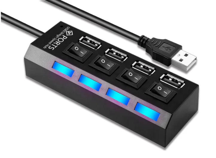Hub USB 4 ou 7 Portas
