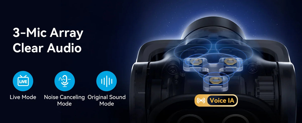 EMEET PIXY 2K, com IA Sensor Sony