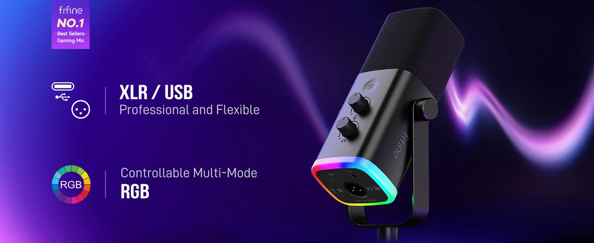 Microfone FIFINE USB/XLR