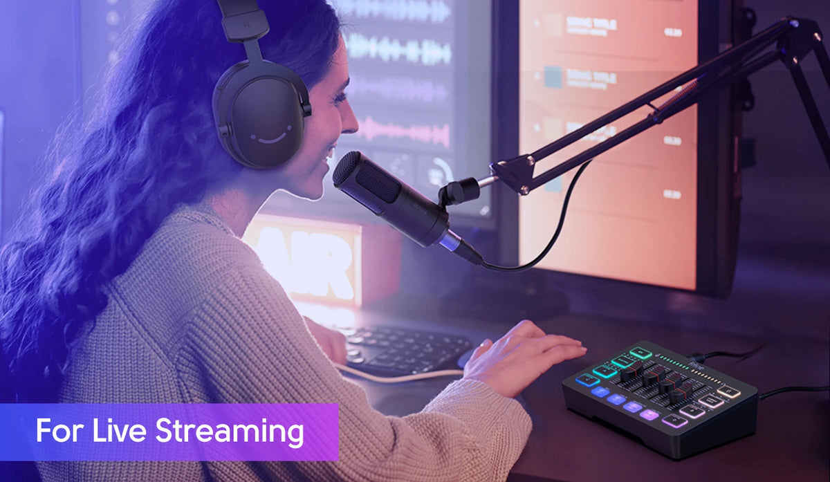 FIFINE Gaming Audio Mixer SC3