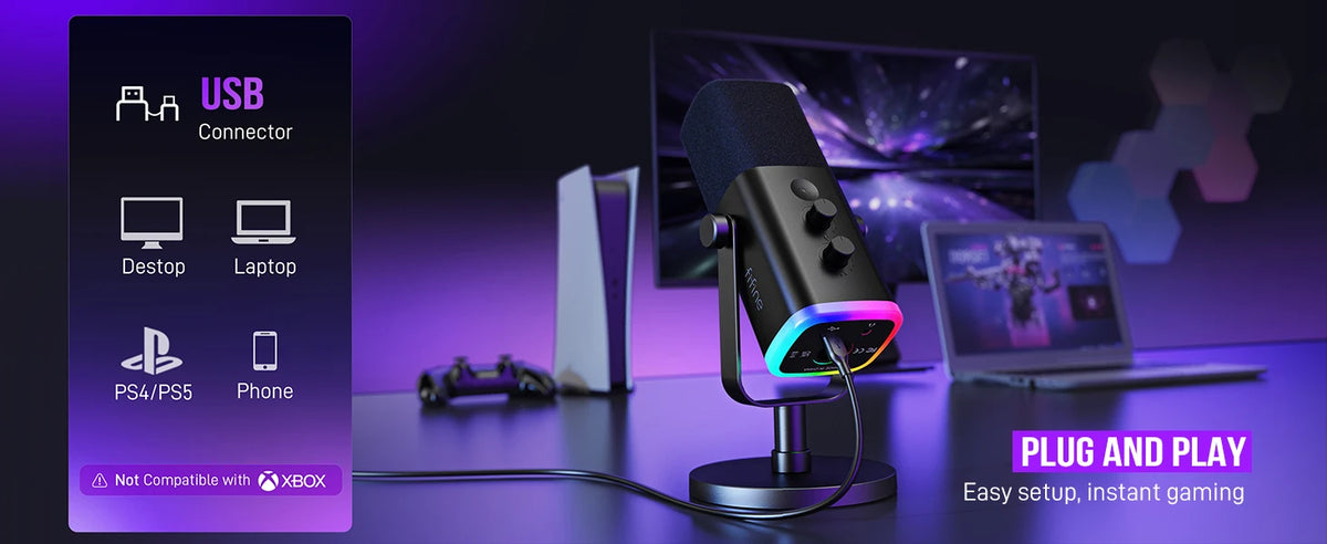 Microfone FIFINE USB/XLR