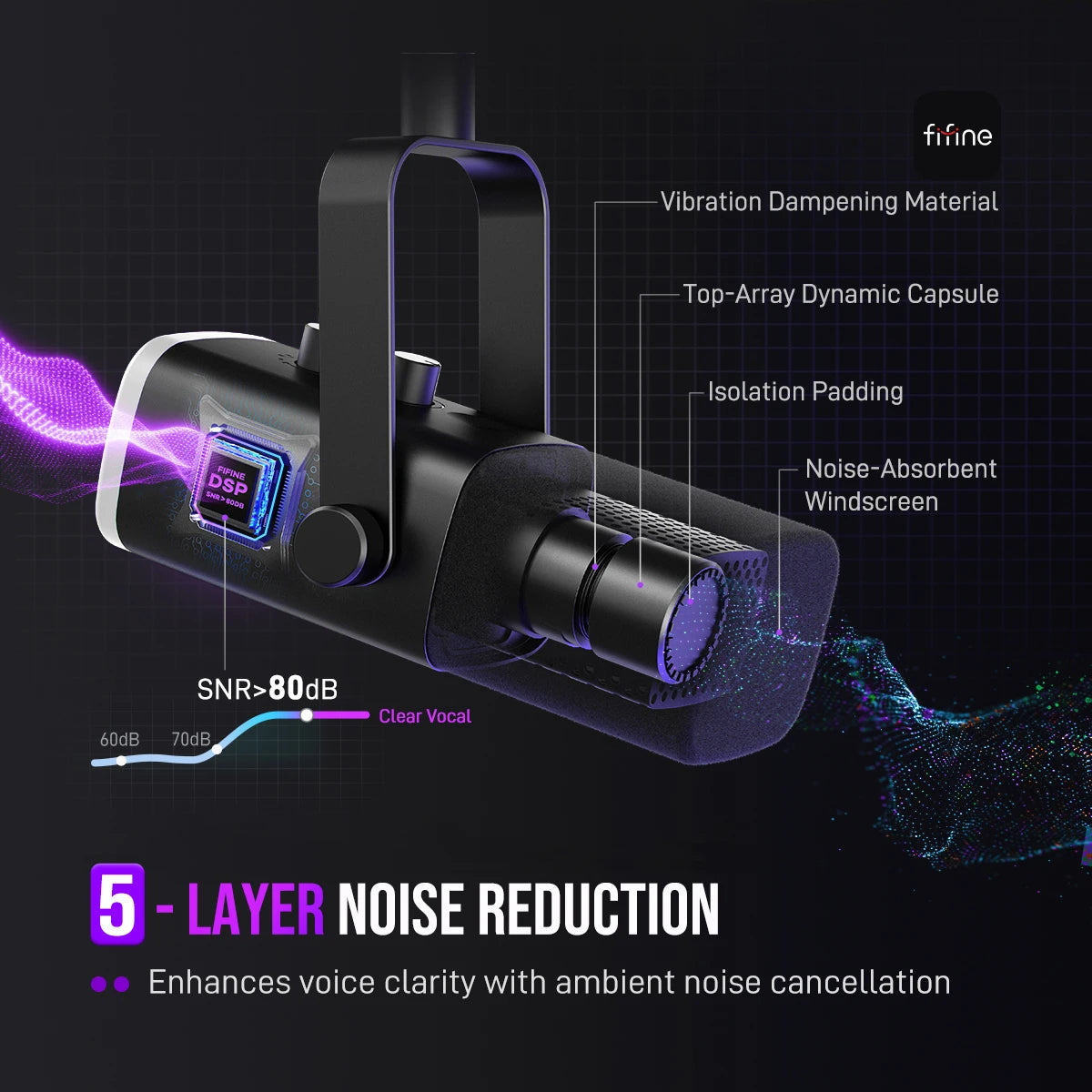Microfone FIFINE USB/XLR