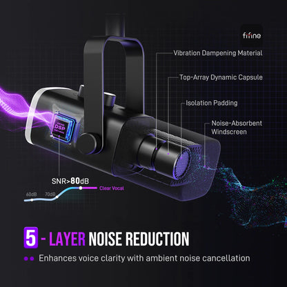Microfone FIFINE USB/XLR