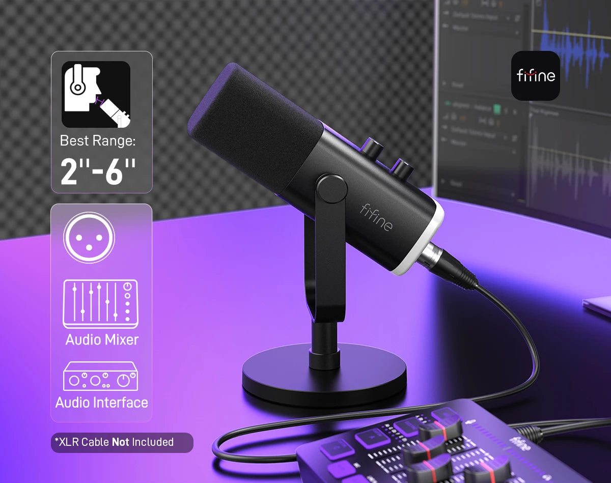 Microfone FIFINE USB/XLR