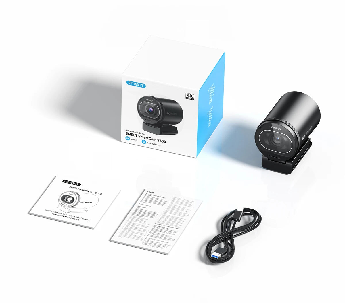 Webcam 4K Streaming  EMEET S600