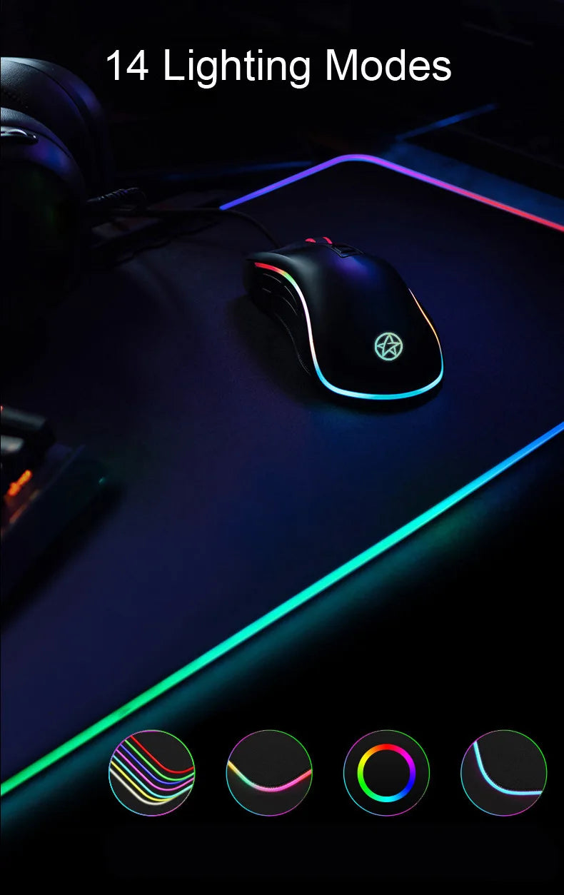Mousepad Extra Large RGB Glow