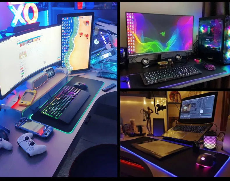 Mousepad Extra Large RGB Glow