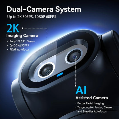 EMEET PIXY 2K, com IA Sensor Sony