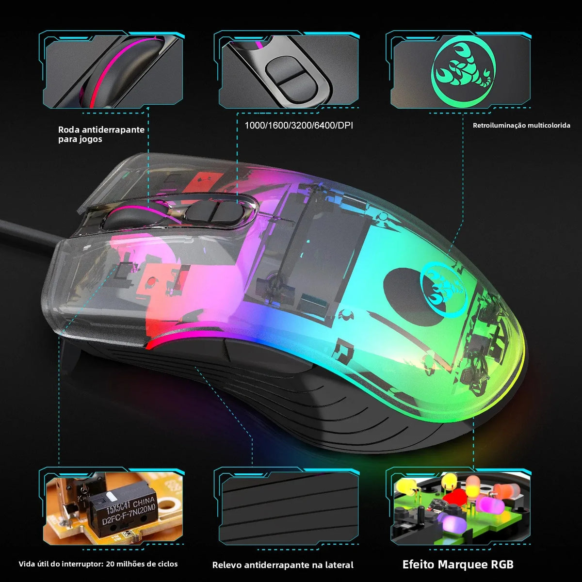 Mouse Gamer RGB