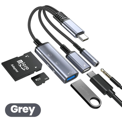 Adaptador USB C OTG 5 em 1