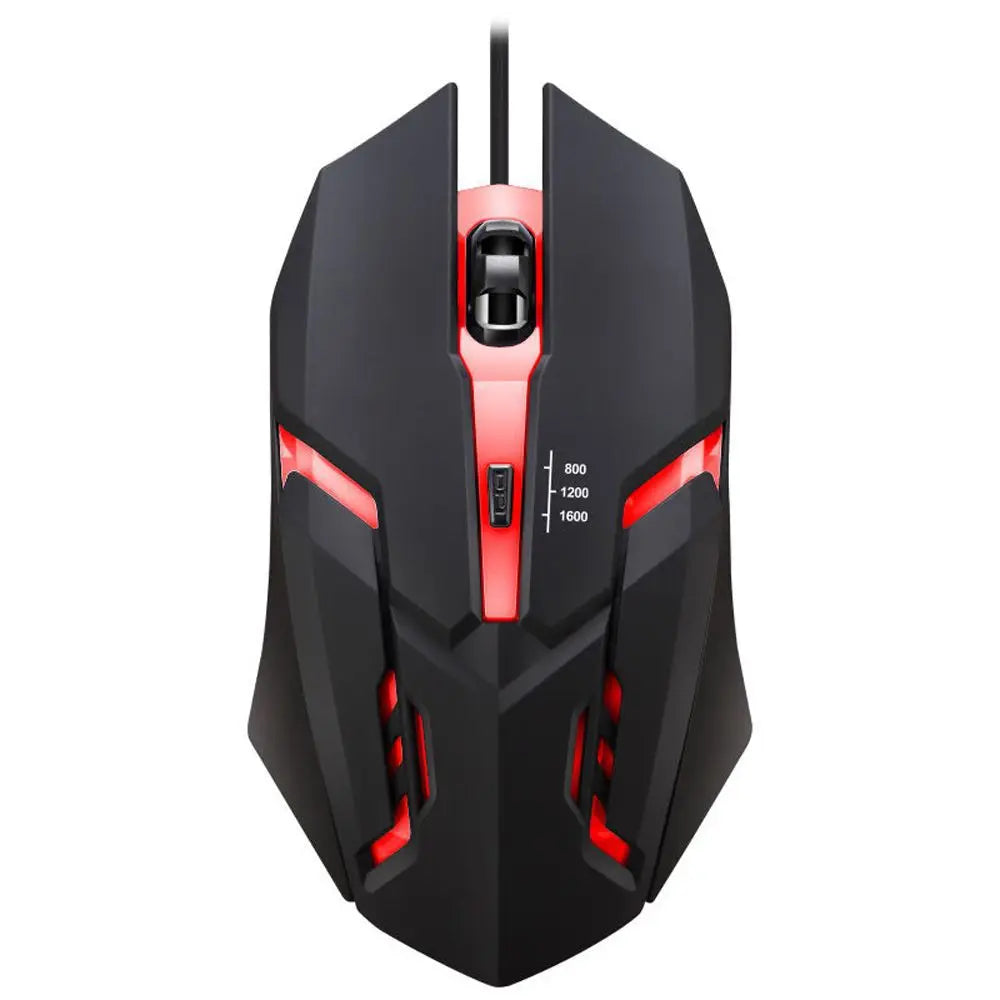 Mouse Gamer USB com Fio LED