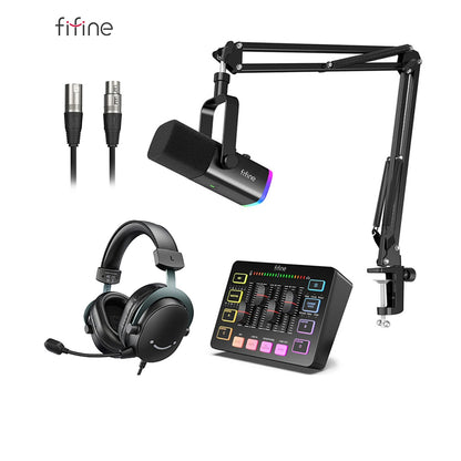 Kits FIFINE Gamer Áudio Set